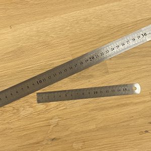 Metric steel rulers - 300mm and 150mm